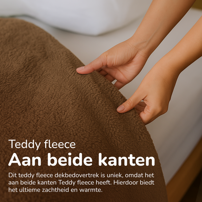 Teddy fleece dekbedovertrek - Mink Warmth - 2 kanten teddy